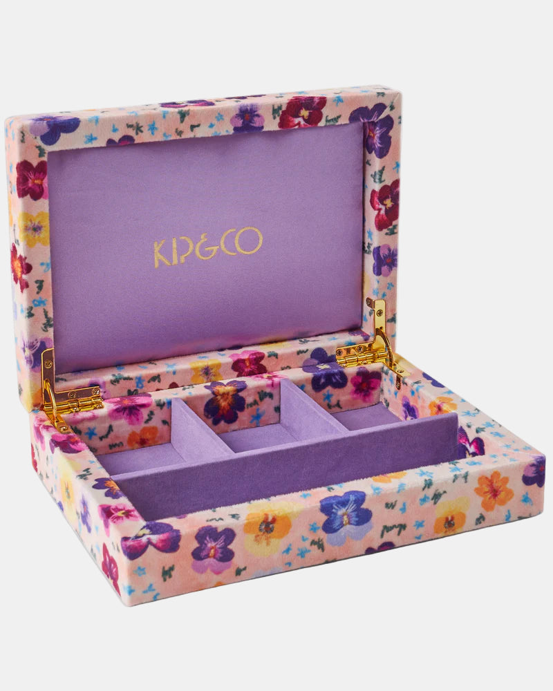 Kip & Co Velvet Jewellery Box – Flourish Gift and Home