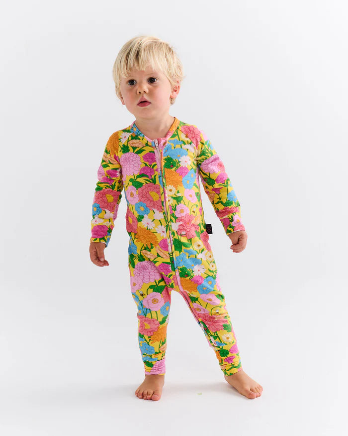 Kip & Co Organic LS Zip Romper