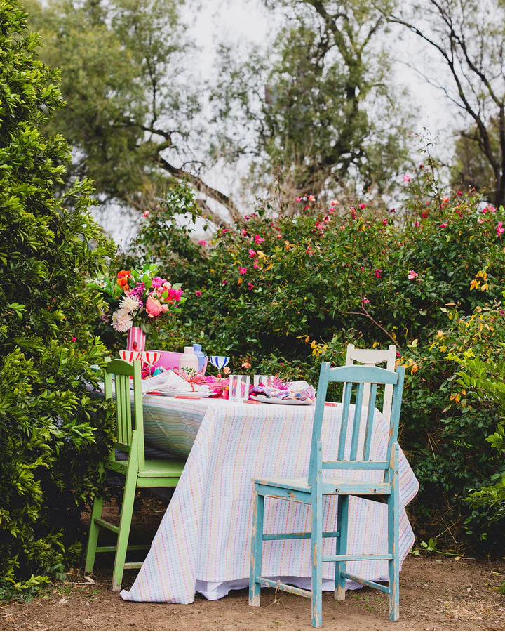 Pastel Dots Cotton Tablecloth