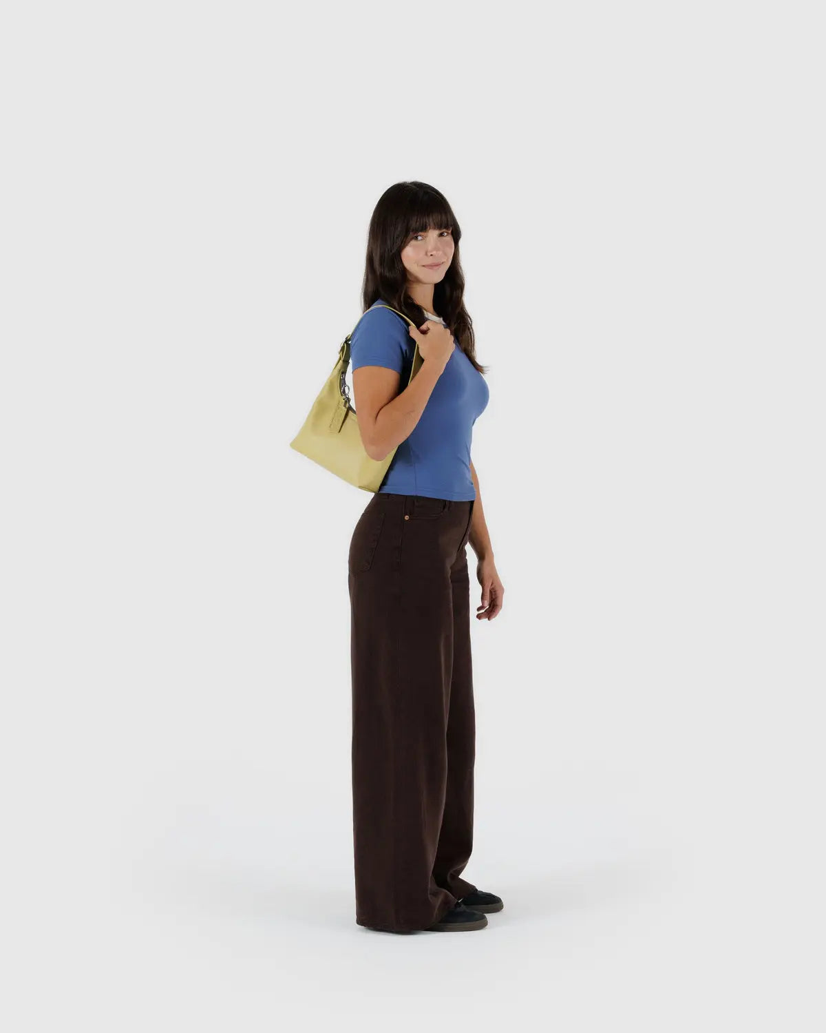 Baggu Mini Recycled Leather Shoulder Bag