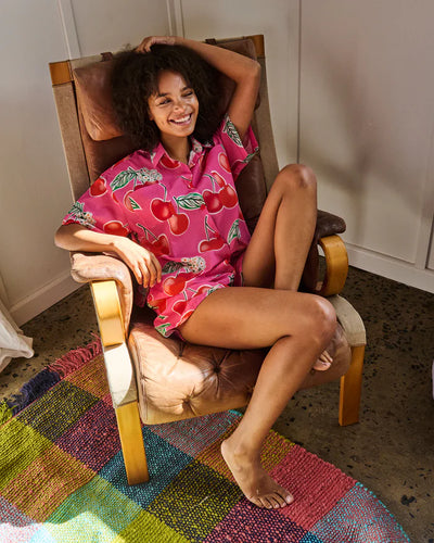 Kip & Co Short Sleeve Shirt & Short Pyjama Set