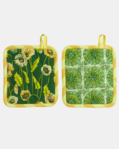 Sage X Clare Pot Holder Set
