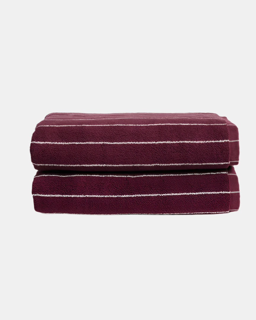 Hommey Pinstripe Bath Sheet