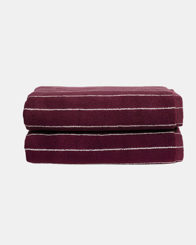 Hommey Pinstripe Bath Sheet