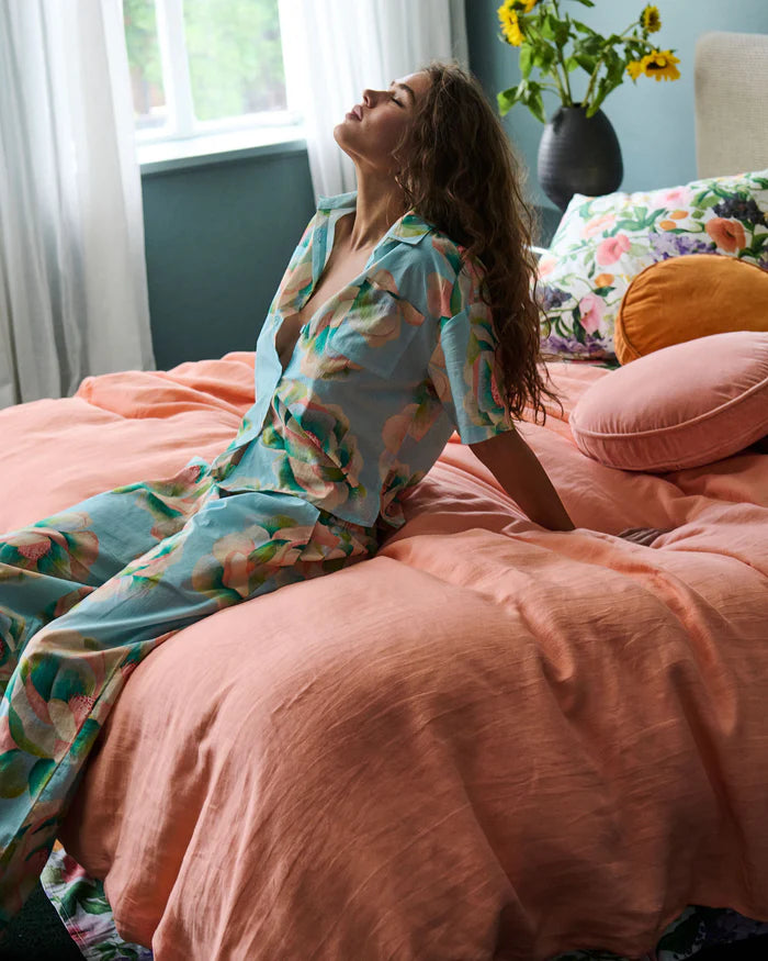 Kip & Co Short Sleeve Shirt & Pant Pyjama Set