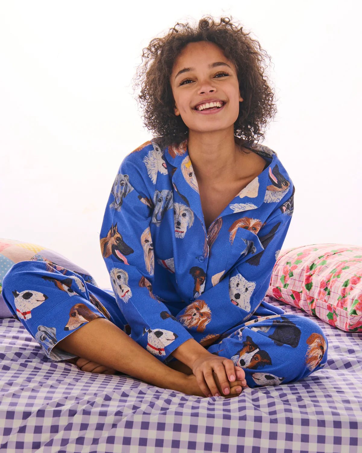 Kip & Co Adult Flannelette Long Sleeve Shirt & Pant Set