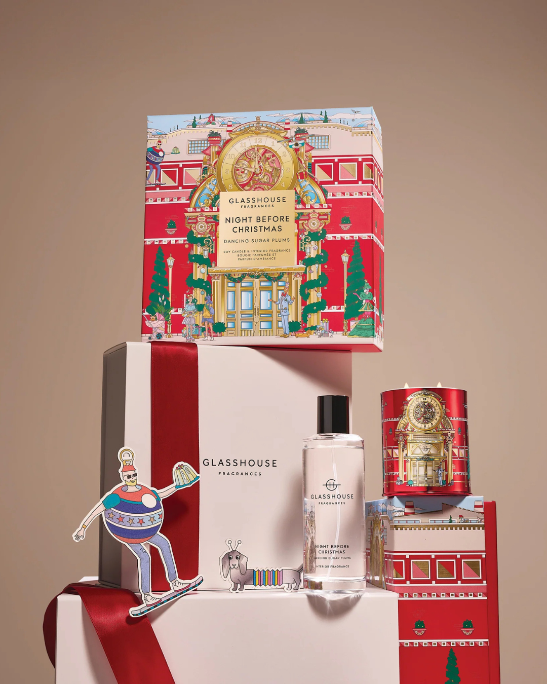 Glasshouse Home Fragrance Gift Set / 200g Candle & 150ml Interior Fragrance