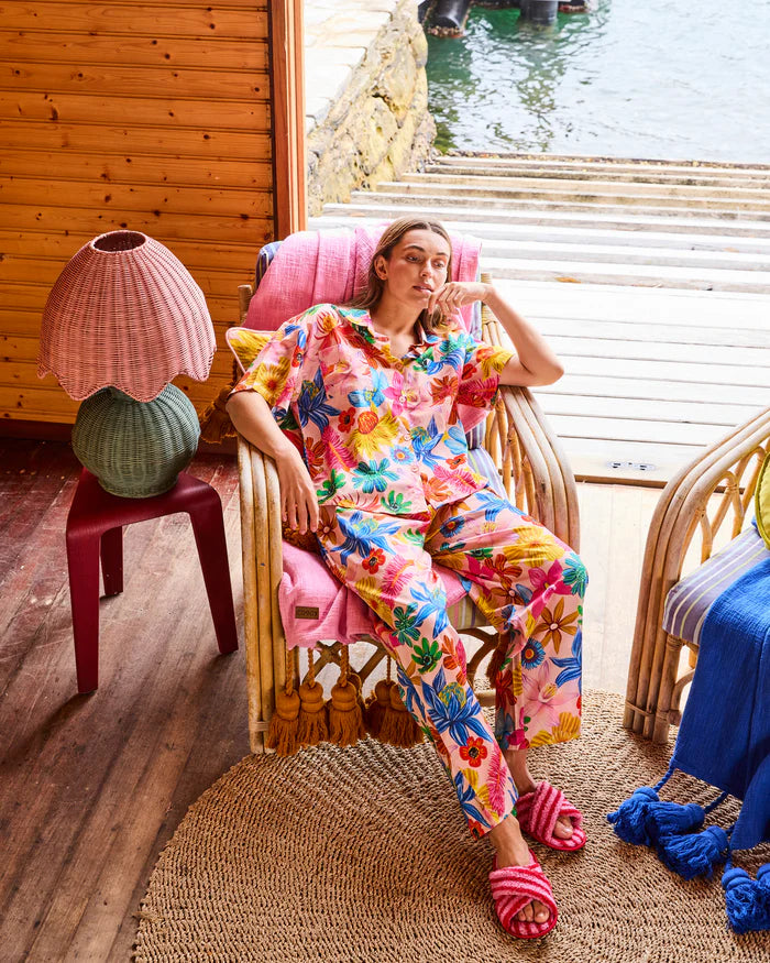 Kip & Co Short Sleeve Shirt & Pant Pyjama Set