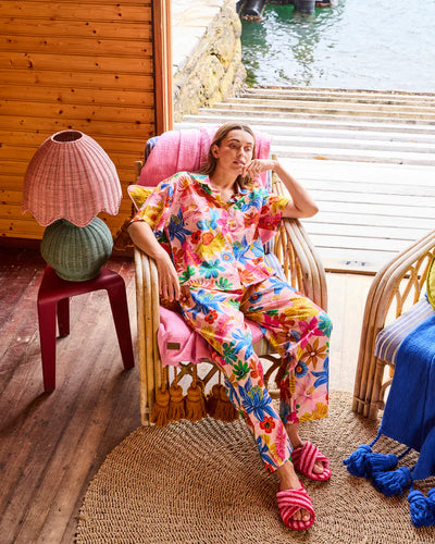 Kip & Co Short Sleeve Shirt & Pant Pyjama Set