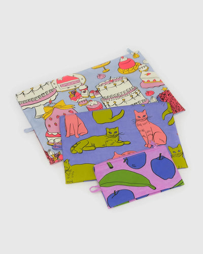 Baggu Go Pouch Set