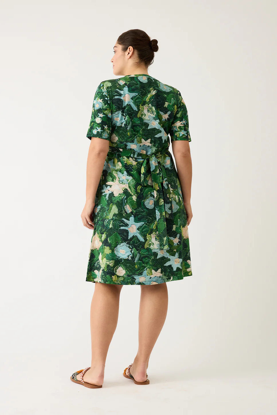 Terra Short Sleeve Wrap Dress