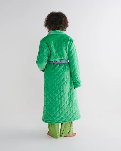 Kip & Co Quilted Velvet Robe