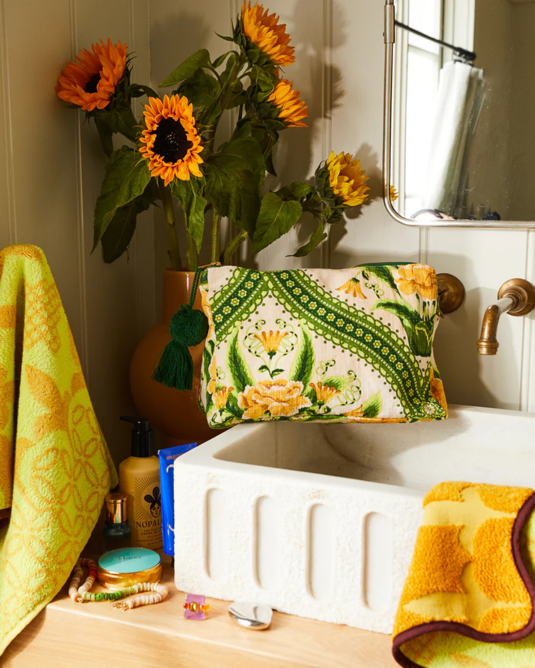 Sage x Clare Cosmetic Bag