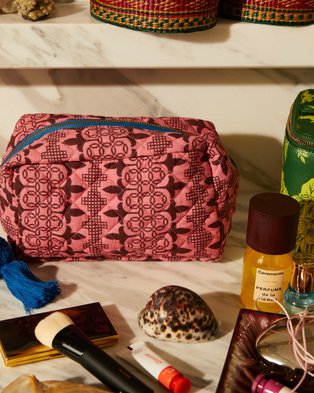 Sage X Clare Beauty Bag