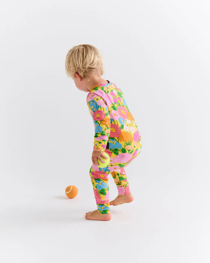 Kip & Co Organic LS Zip Romper