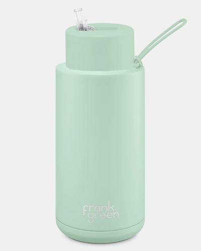 Frank Green Ceramic Reusable Bottle / 34Oz W Straw