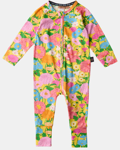 Kip & Co Organic LS Zip Romper