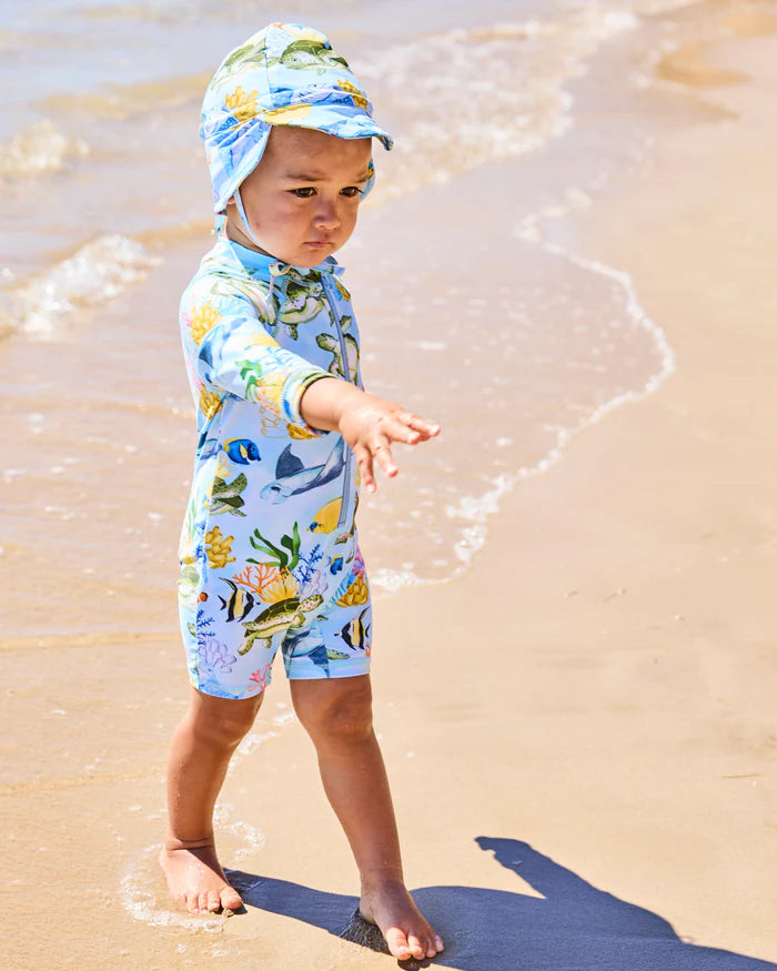 Kip & Co Baby Long Sleeve Zip Bathers