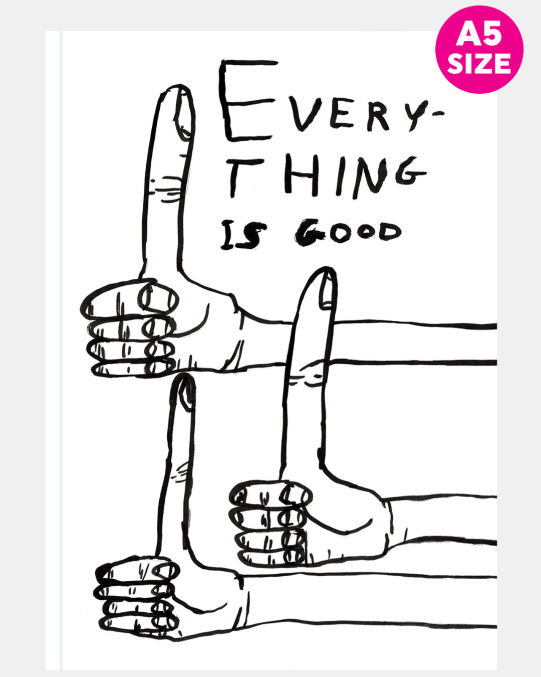 David Shrigley A5 Notebook