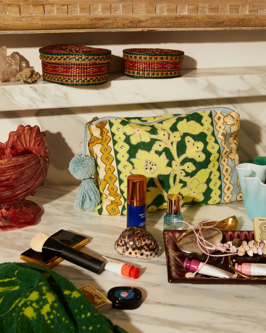 Sage x Clare Cosmetic Bag