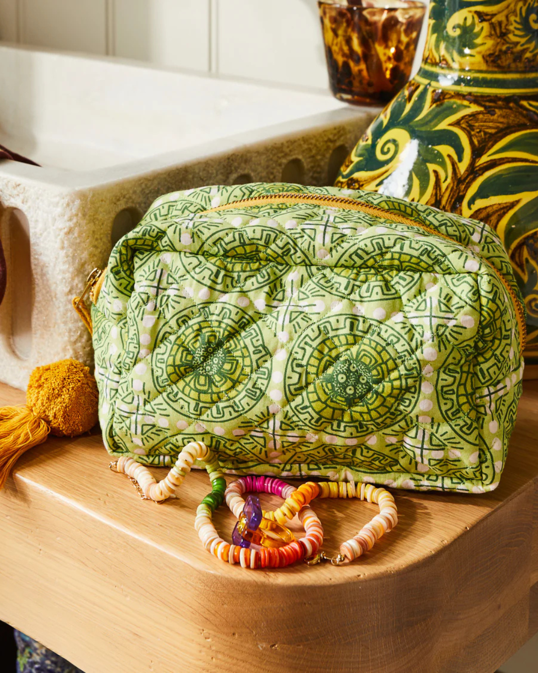 Sage X Clare Beauty Bag