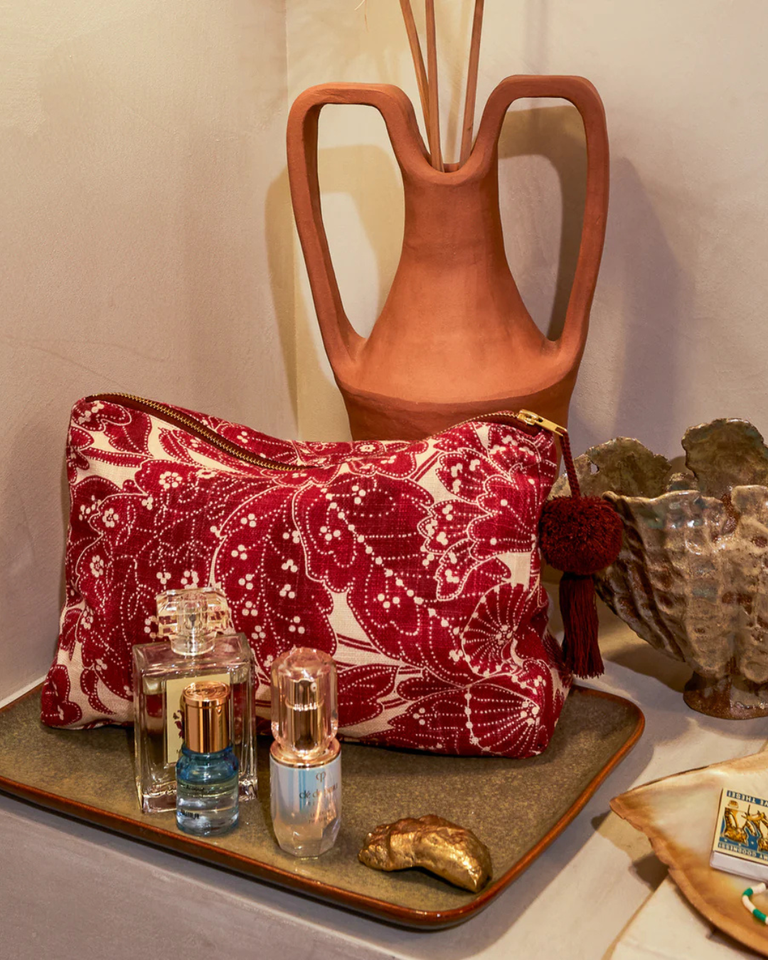 Sage x Clare Cosmetic Bag