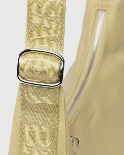 Baggu Recycled Leather Medium Crescent Bag