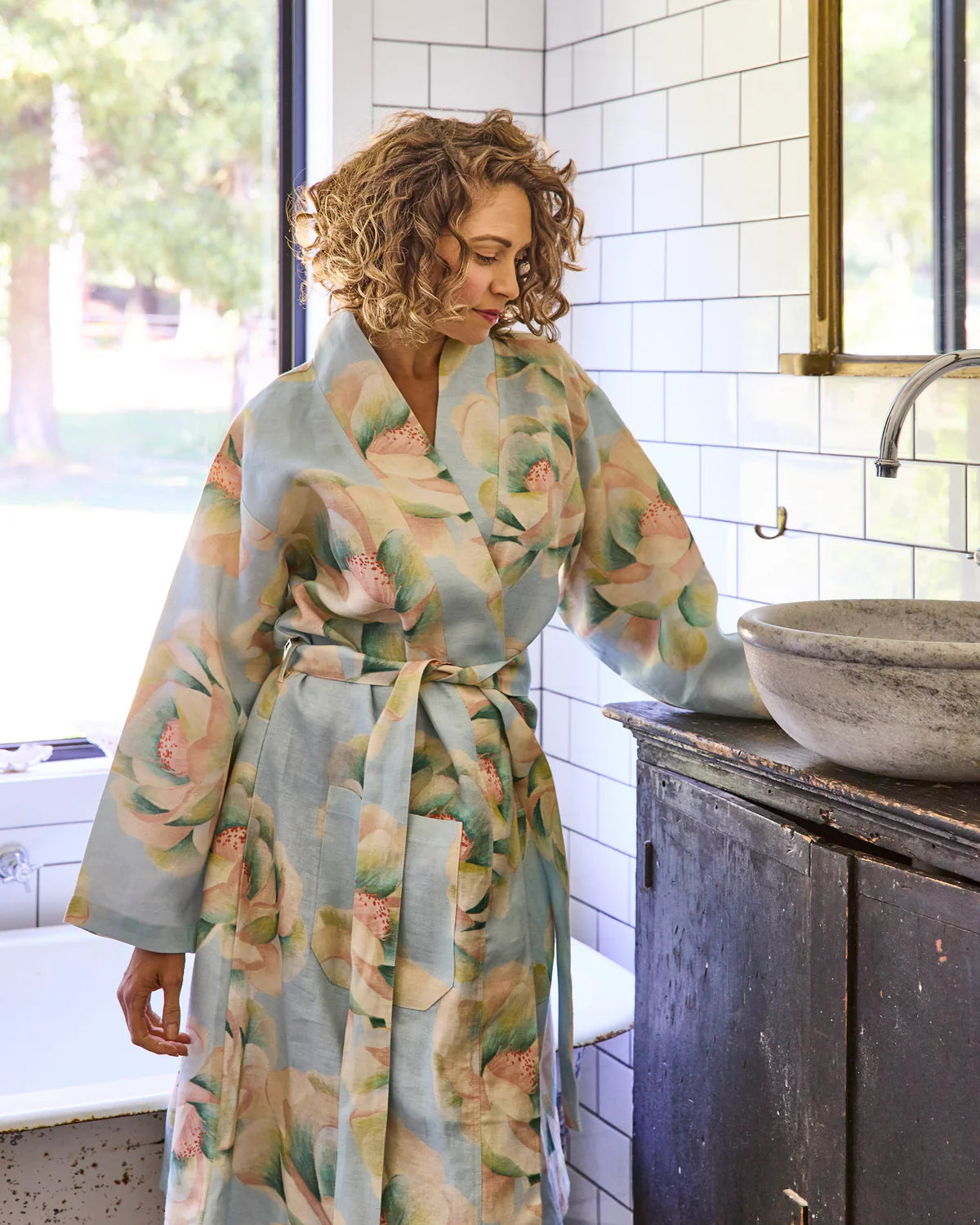 Kip & Co Linen Robe
