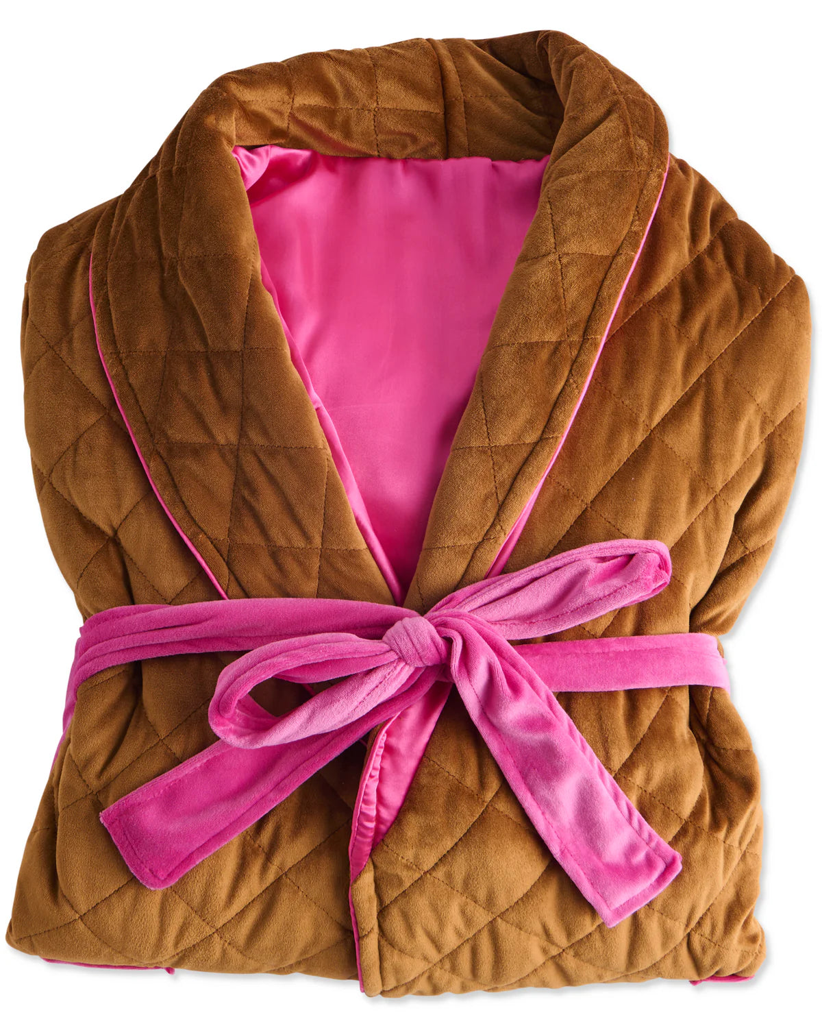 Kip & Co Quilted Velvet Robe