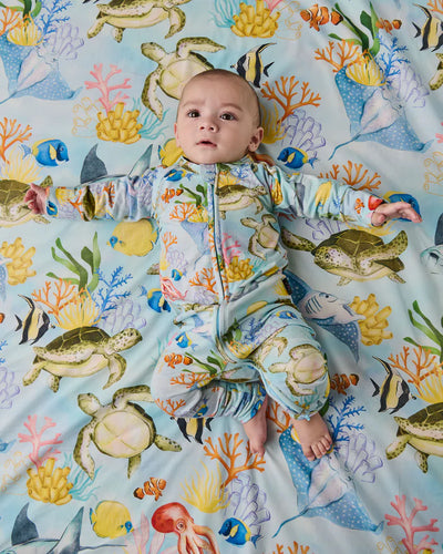 Kip & Co Organic LS Zip Romper