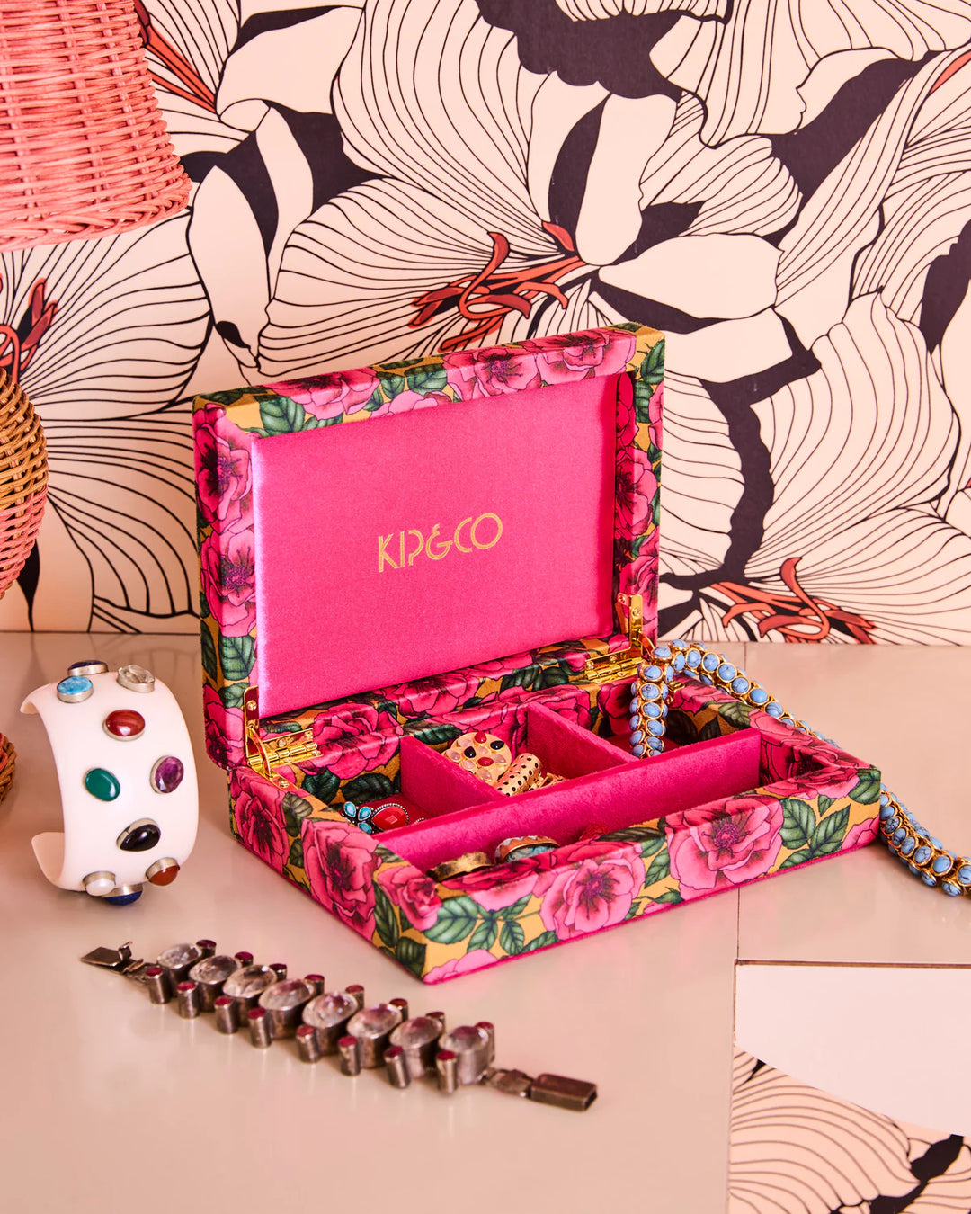Kip & Co Velvet Jewellery Box – Flourish Gift and Home Kip & Co Velvet Jewellery Box – Flourish Gift and Home