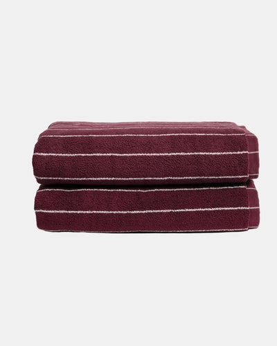 Hommey Pinstripe Bath Towel