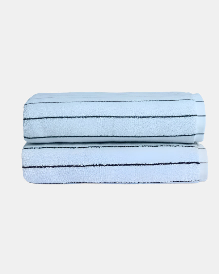 Hommey Pinstripe Bath Towel