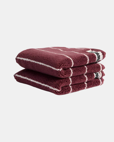 Hommey Pinstripe Face Washer/ 2 Pack