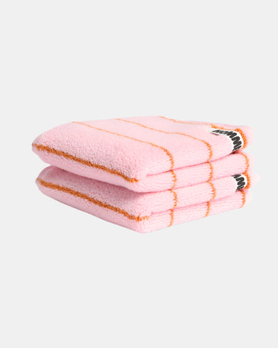 Hommey Pinstripe Face Washer/ 2 Pack