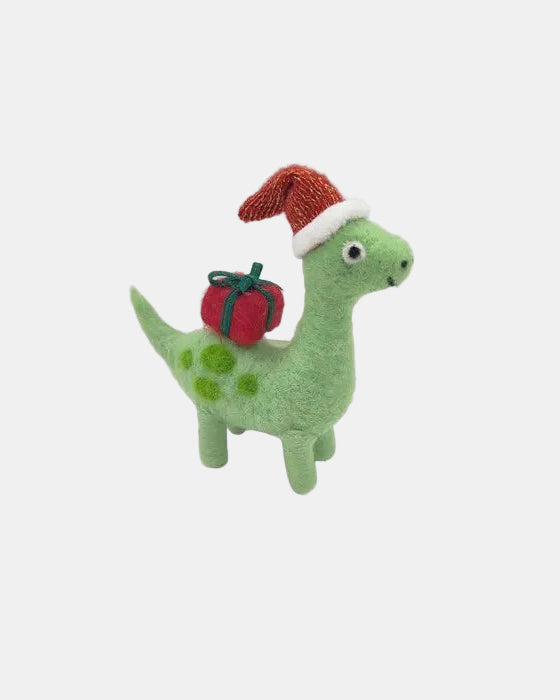 Dino Carrying Present Decoration