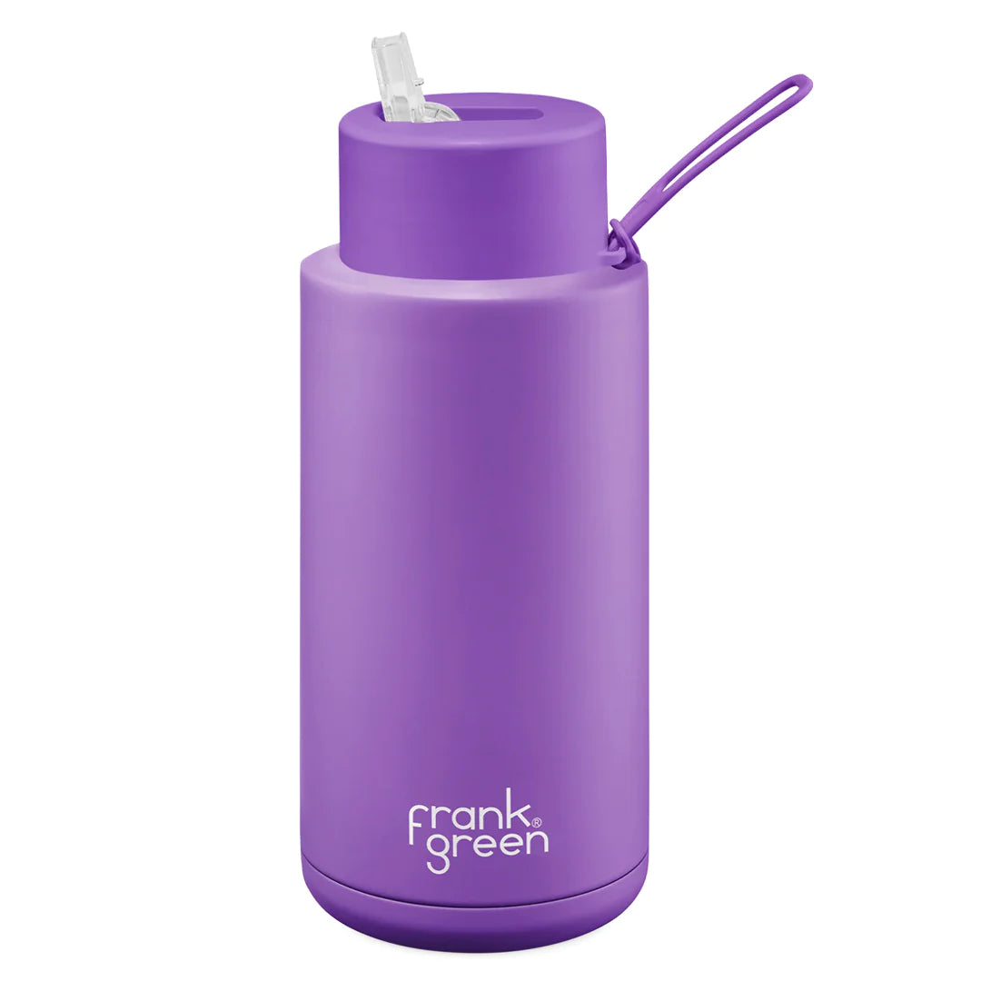 Frank Green Ceramic Reusable Bottle / 34Oz W Straw