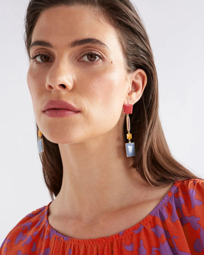 Malin Long Drop Earring