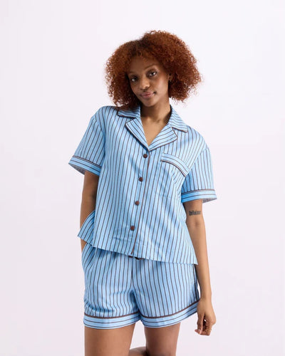 Hommey Short Sleeve Sleep Shirt