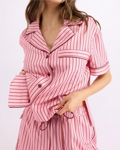 Hommey Short Sleeve Sleep Shirt