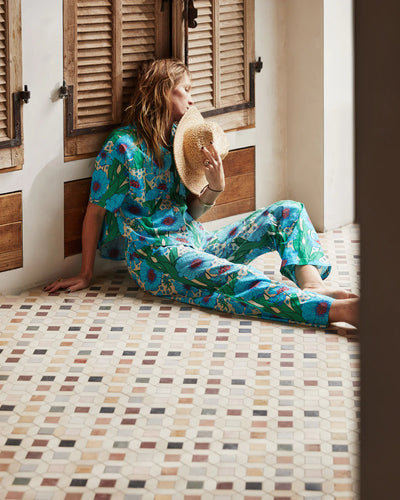 Kip & Co Short Sleeve Shirt & Pant Pyjama Set