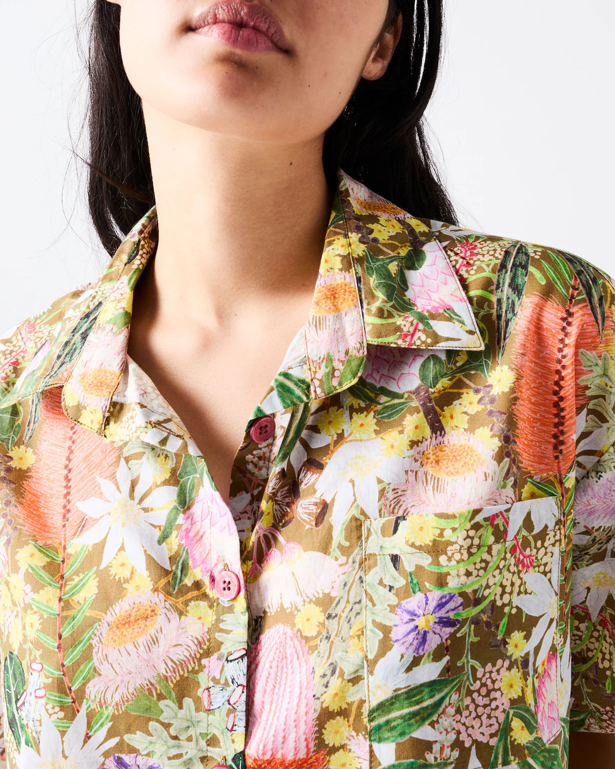 Kip & Co Short Sleeve Shirt & Pant Pyjama Set