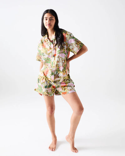 Kip & Co Short Sleeve Shirt & Short Pyjama Set