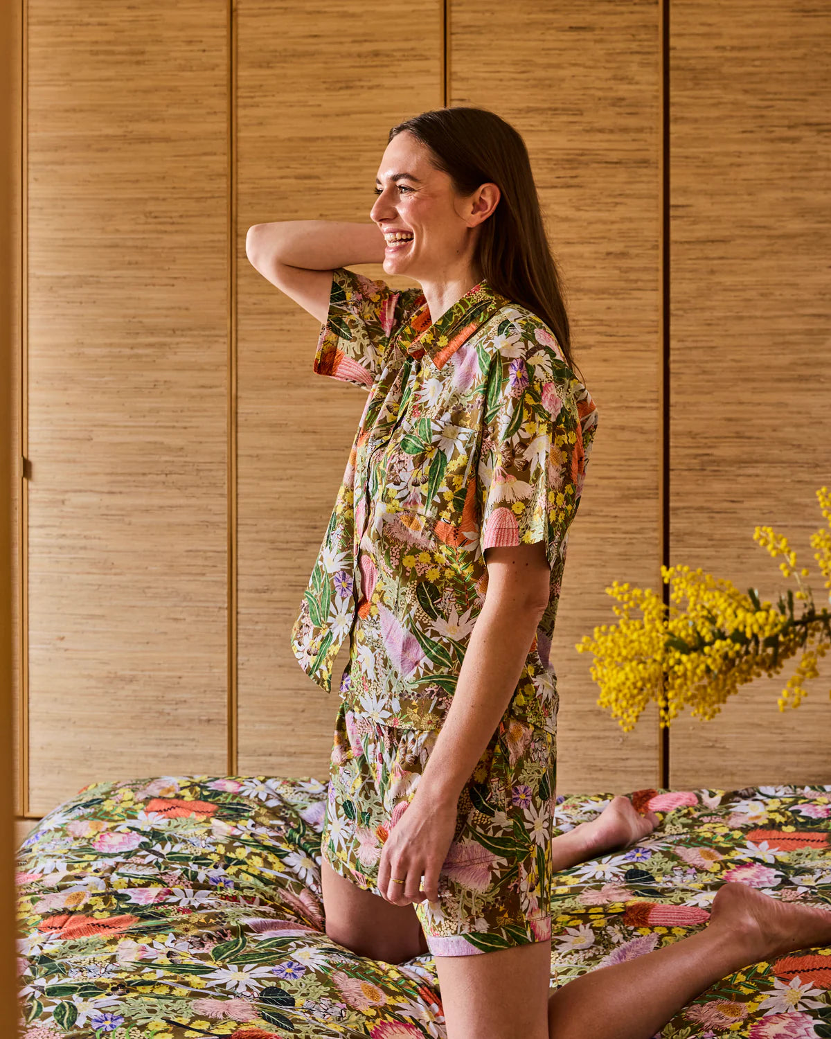 Kip & Co Short Sleeve Shirt & Short Pyjama Set