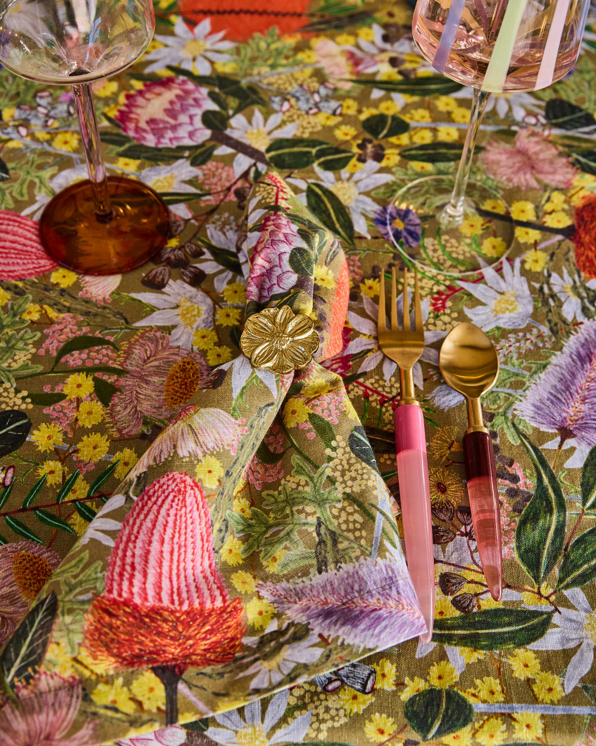 Kip & Co Linen 4 Piece Napkin Set