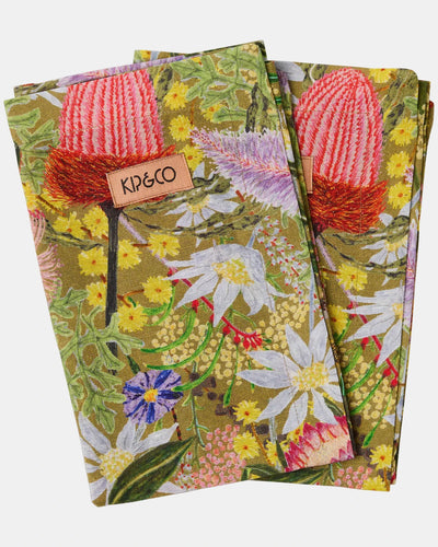 Kip & Co Linen 4 Piece Napkin Set