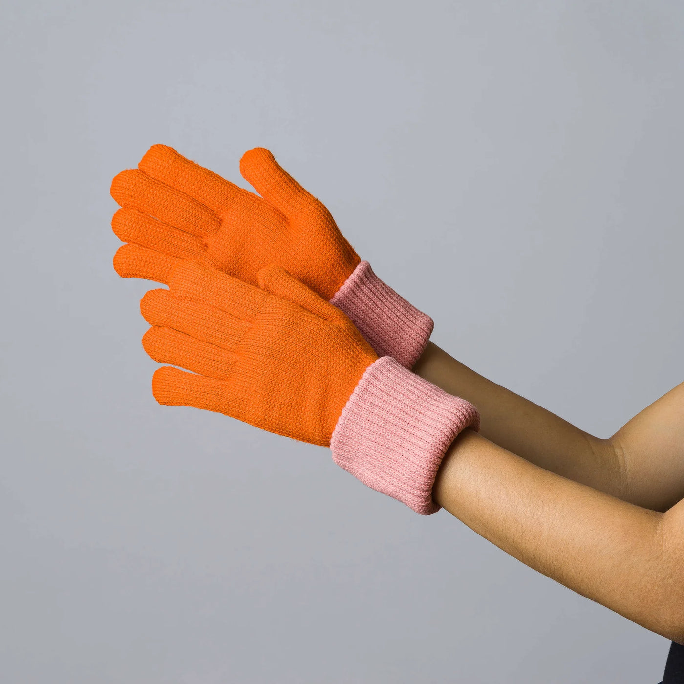 Ribbed Long Gloves