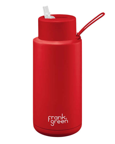 Frank Green Ceramic Reusable Bottle / Limited Edition / 34Oz W Straw