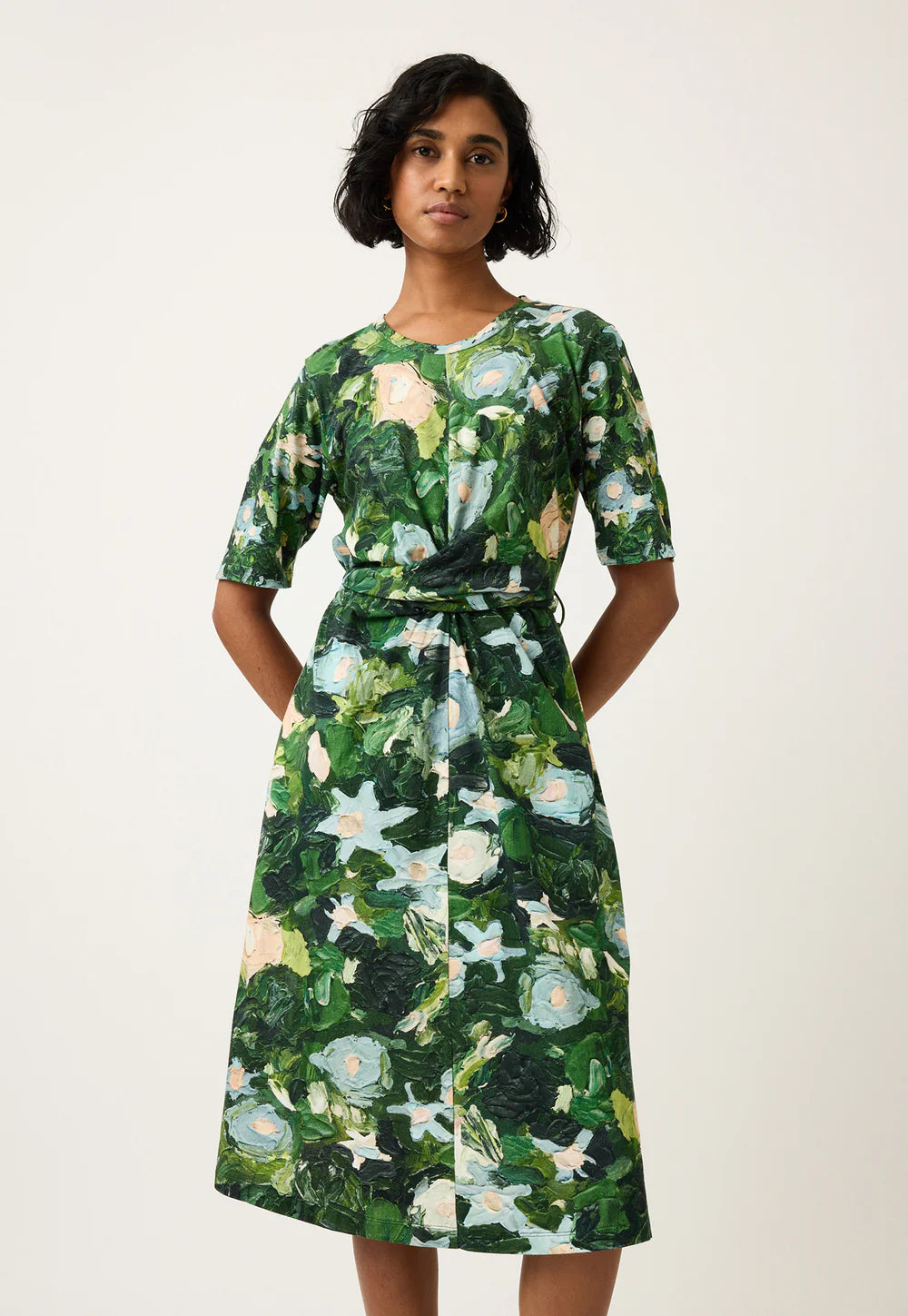 Terra Short Sleeve Wrap Dress