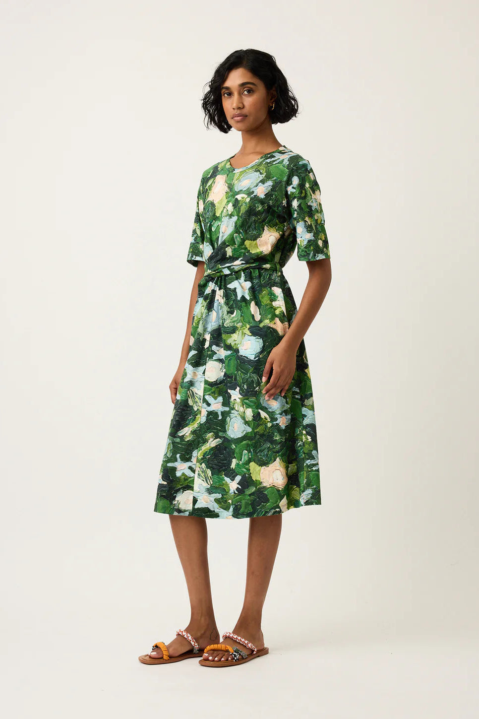 Terra Short Sleeve Wrap Dress